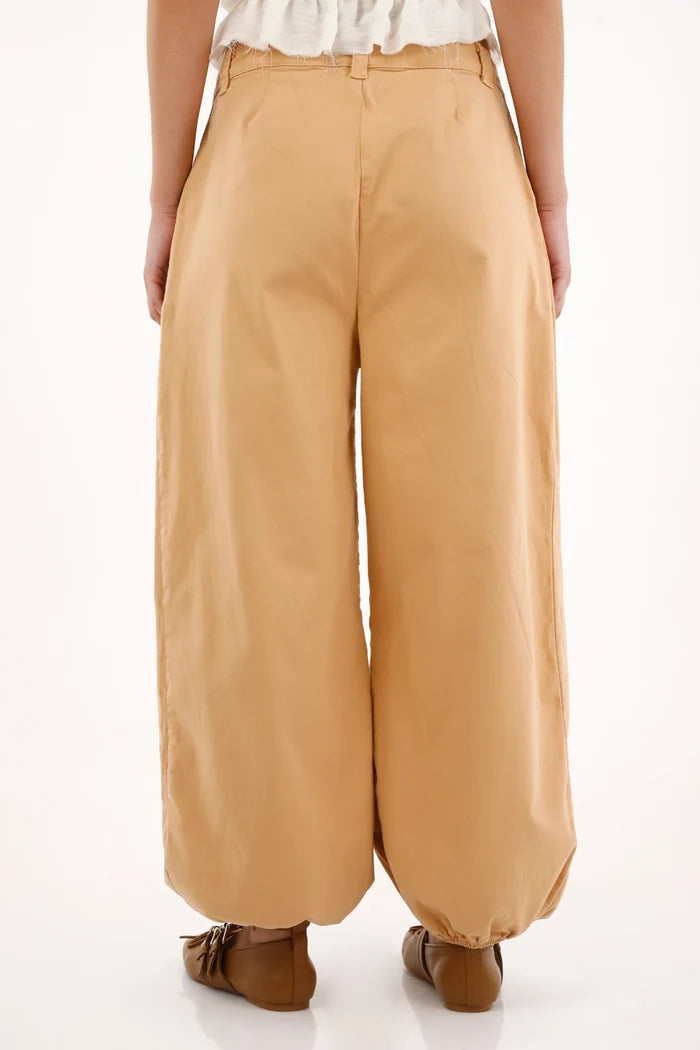 Brown Harem Pants for Women