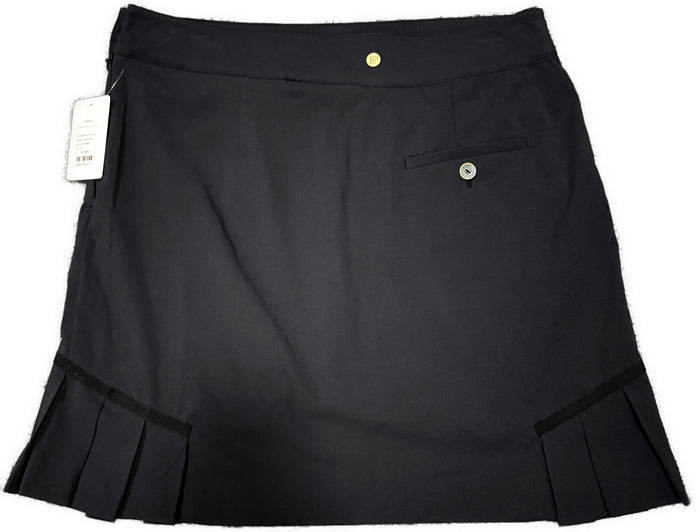 EP NY Black 18” Pleated Golf Skort Size 4 MSP$89