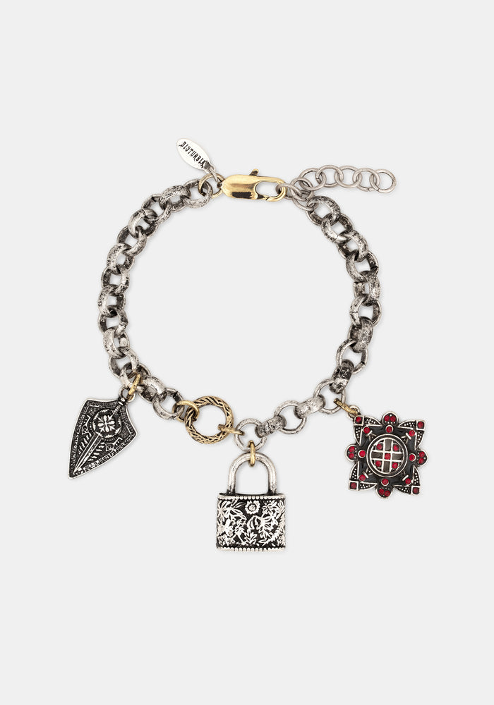 Gorthe Mixed Plate Charm Bracelet
