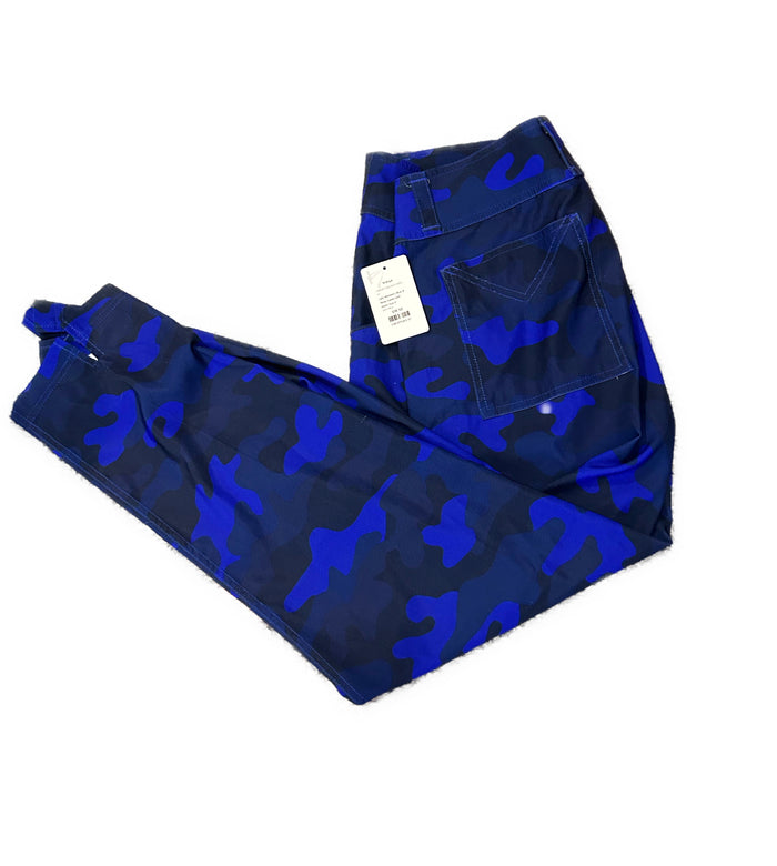 Jofit Women's Blue & Navy Camo Golf Pants Size 4
