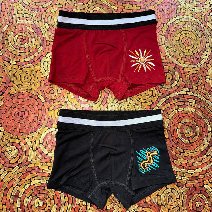 'Water' & 'Sun' | Boys Boxers | 2 Pair