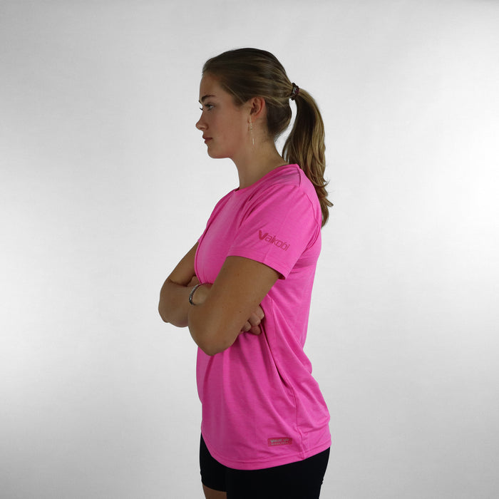 Women's UV Ocean Tech Short Sleeve Tee - Pink