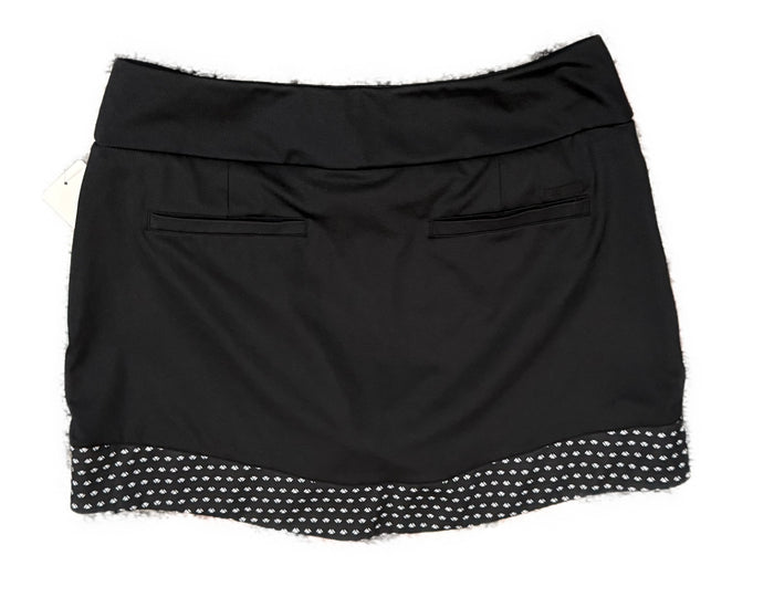 Adidas Black Skort with Print Trim Size M