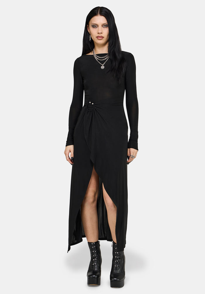 Bellamira Ring Waist Midaxi Dress UK 6