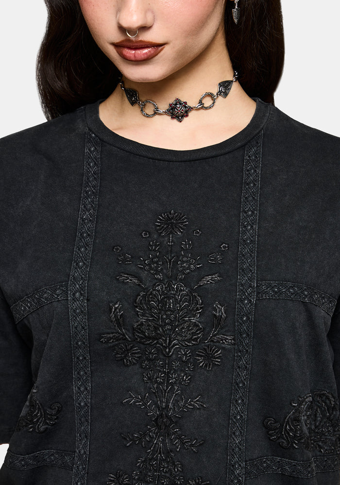 Blake Lace Oversized Graphic T-Shirt