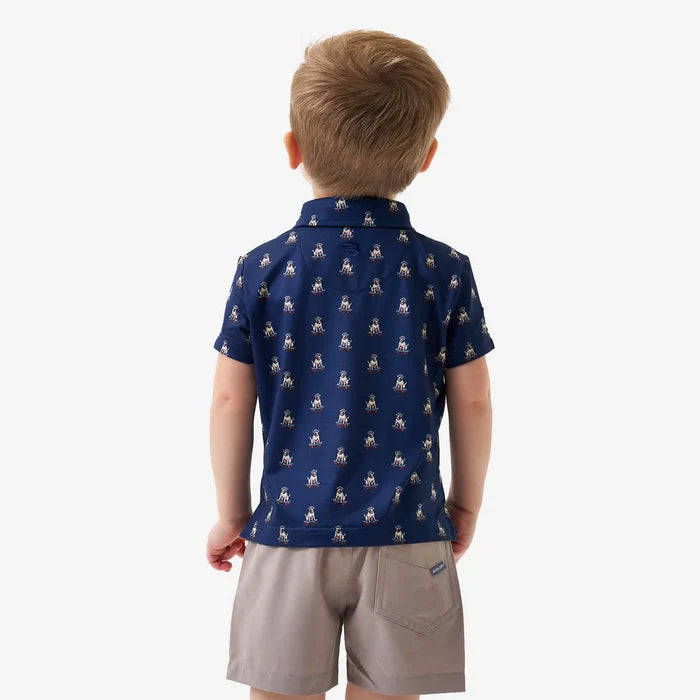 Burlebo Youth Performance Polo - Skate Dog
