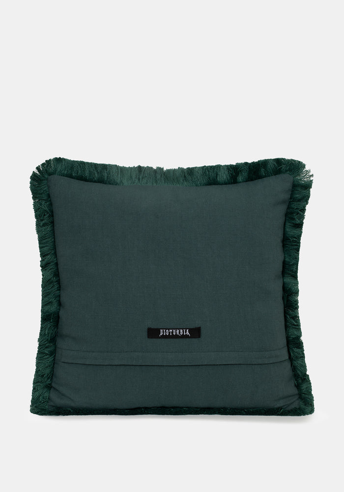 Cor Amara Heart Embroidered Square Cushion