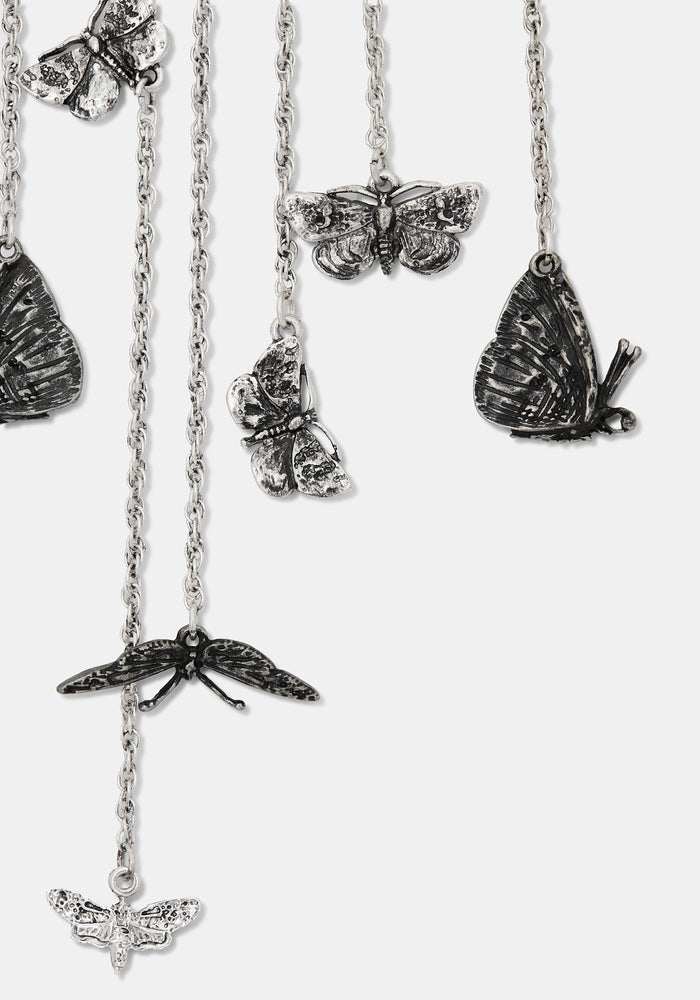 Delissa Butterfly Drop Necklace