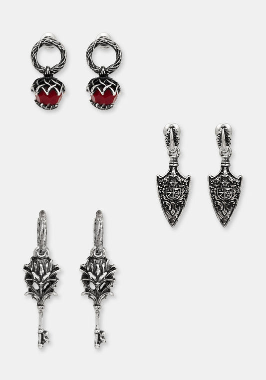 Gorthe Shield Earring Set