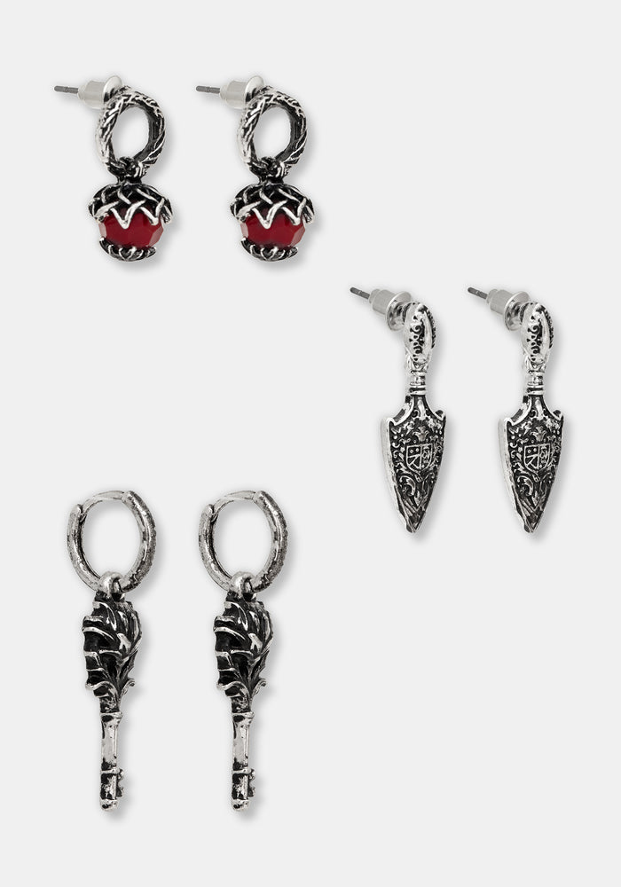 Gorthe Shield Earring Set