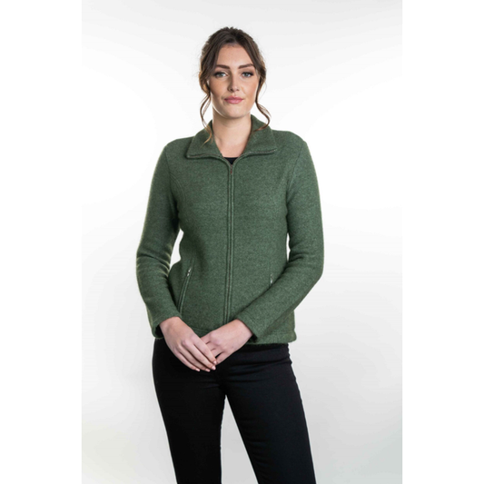 Koru Merino - Possum Shaped Zip Jacket (KO478)