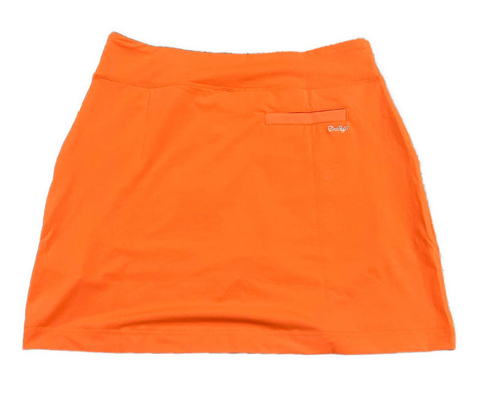 New Daily Sports Orange Pull-on Golf Skort Size M MSP$120