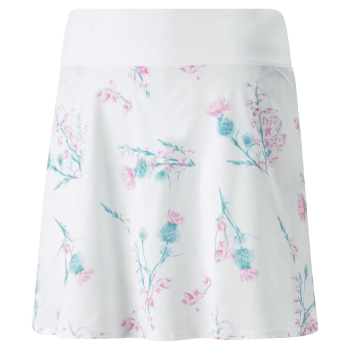 New Puma PWRShape Lowlands Golf Skort-White/Mauve MSP$80