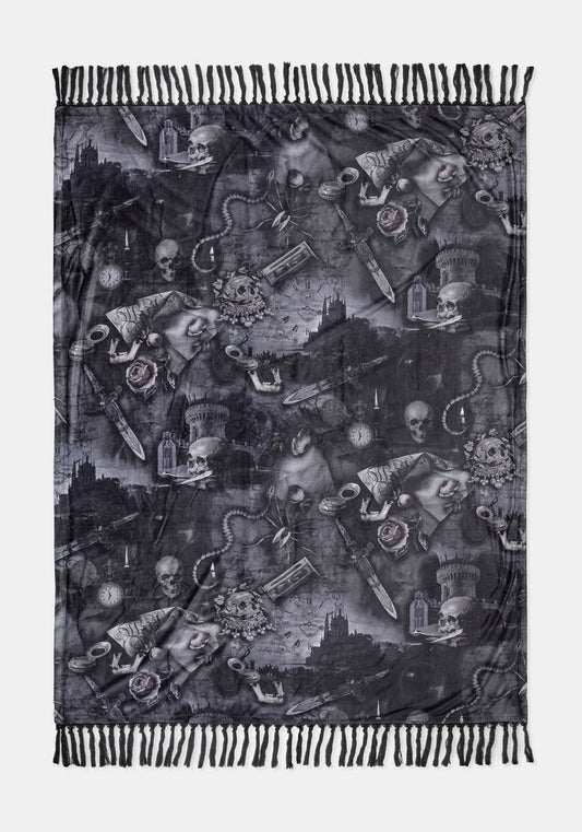 Nox Velvet Tassel Blanket