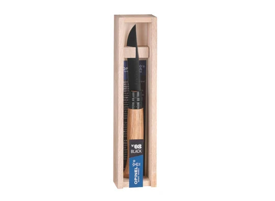 Opinel No.8 Black Oak knife.