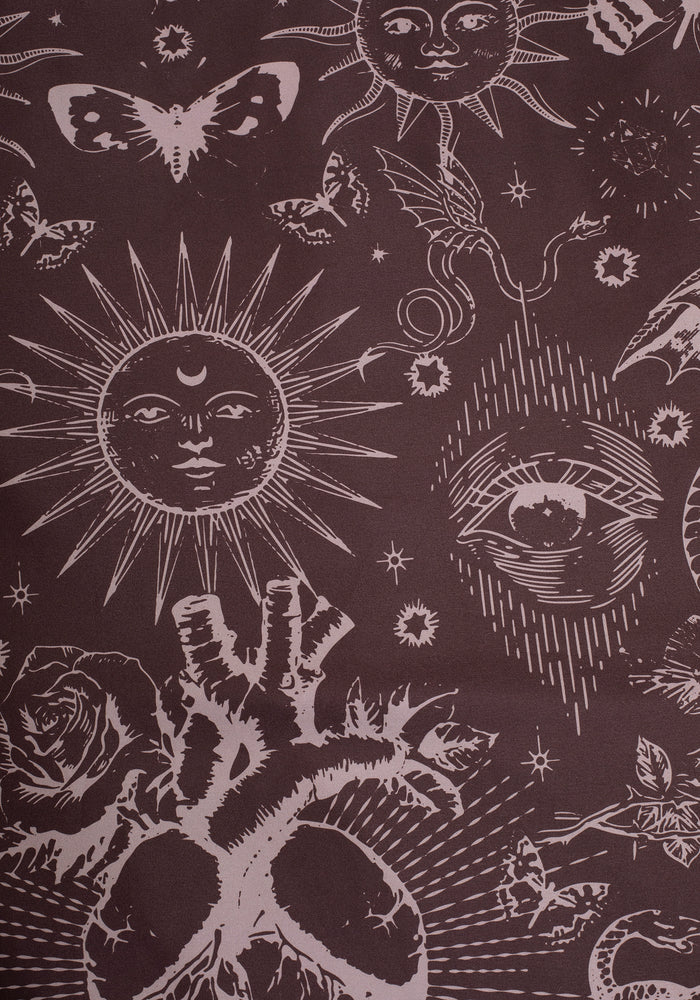 Paramour Frilled Edge Tattoo Print Bedding Set (UK Double)