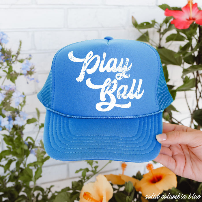 Play Ball Trucker Hat *12 Colors