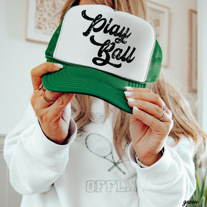 Play Ball Trucker Hat *12 Colors