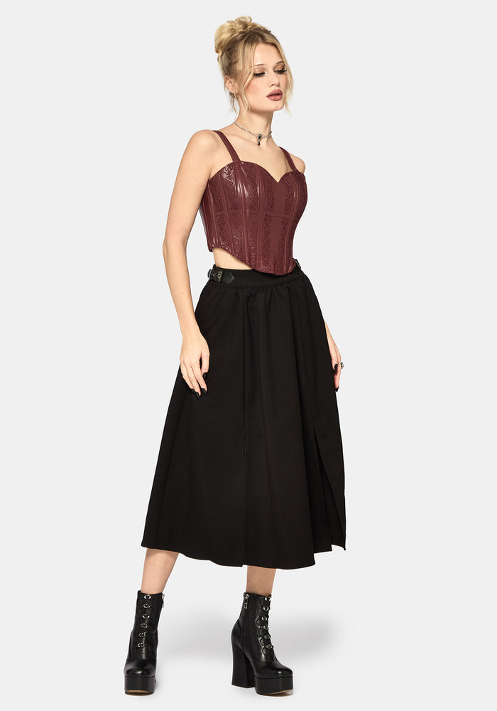 Rouvelle PU Red Corset