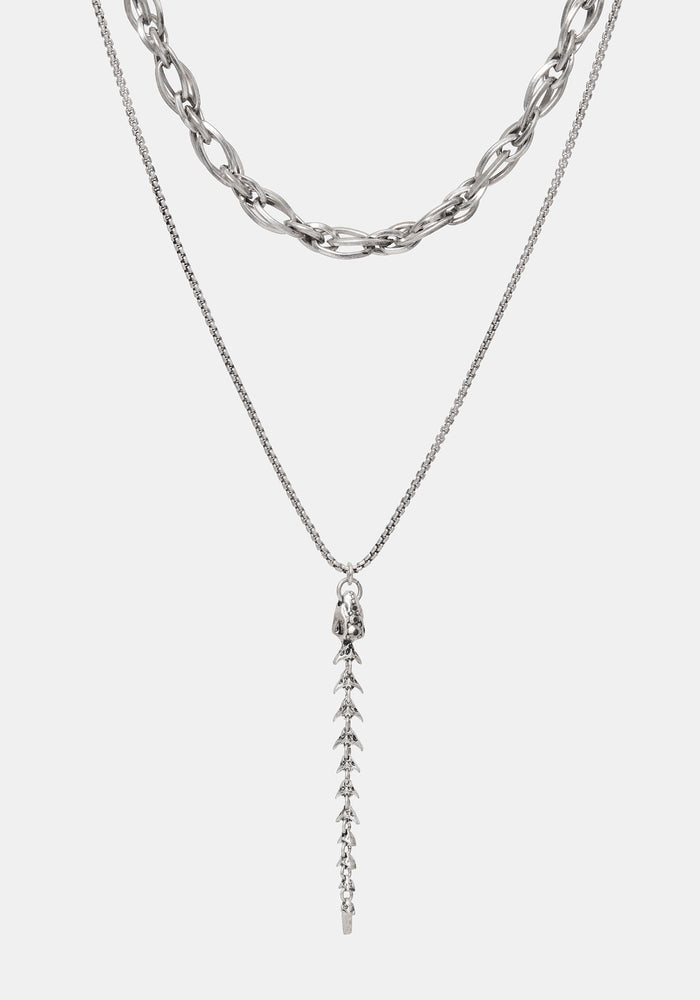 Scorthex Layered Snake Scale Necklace