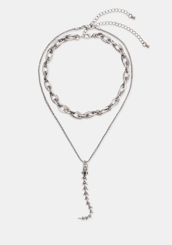 Scorthex Layered Snake Scale Necklace