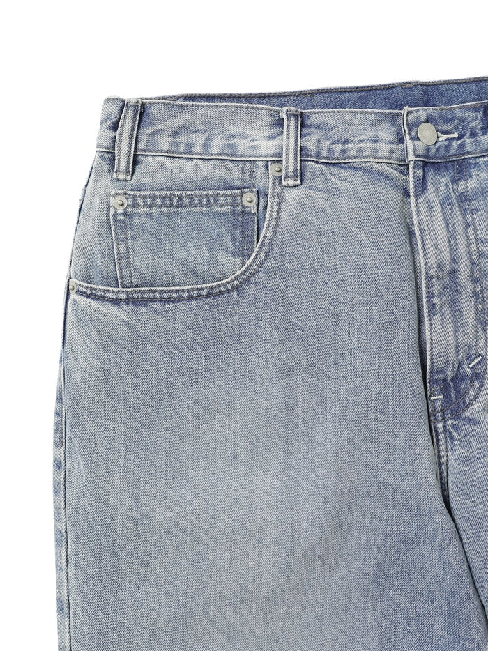 (SS24) Washed Denim Short