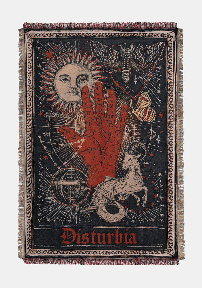Temperance Palm Reading Tapestry Blanket