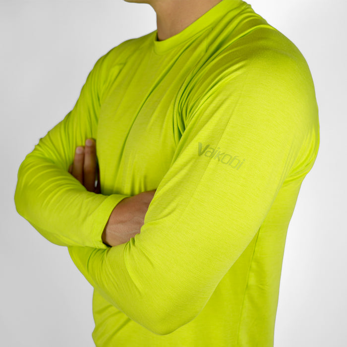 UV Ocean Tech Long Sleeve Tee - Lime