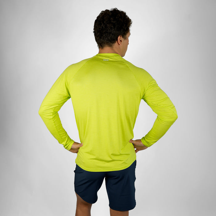 UV Ocean Tech Long Sleeve Tee - Lime