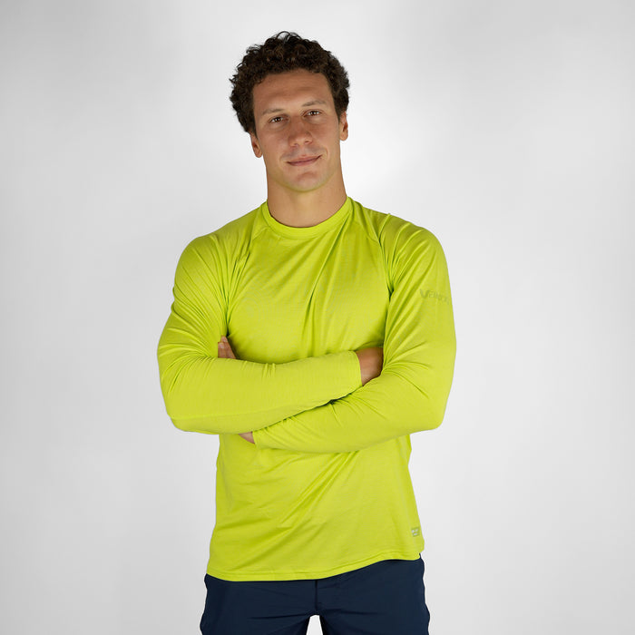 UV Ocean Tech Long Sleeve Tee - Lime
