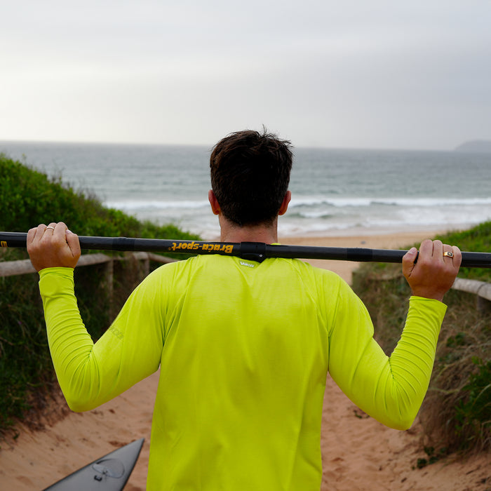 UV Ocean Tech Long Sleeve Tee - Lime