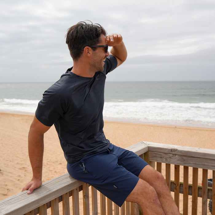 UV Ocean Tech Short Sleeve Tee - Charcoal