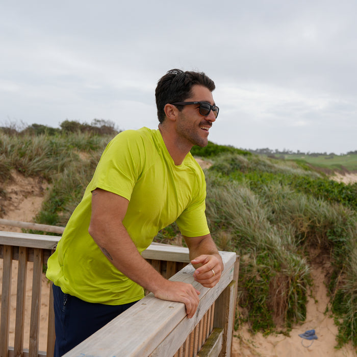 UV Ocean Tech Short Sleeve Tee - Lime