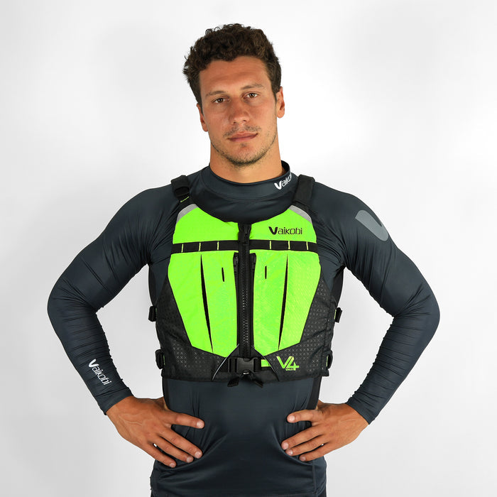 V4 Ocean Racing PFD Life Jacket - Green