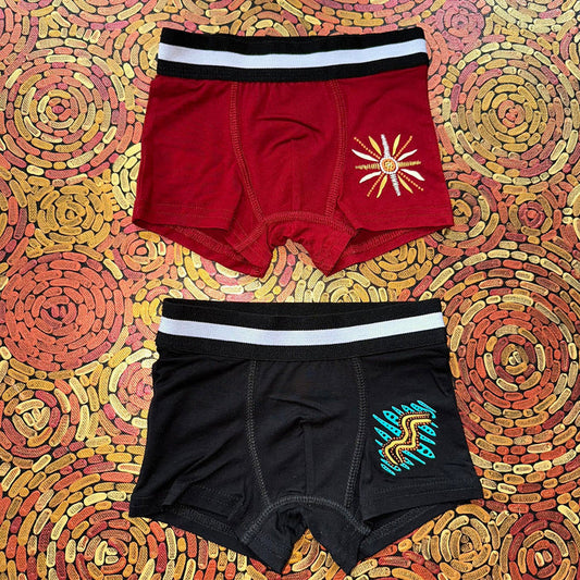 'Water' & 'Sun' | Boys Boxers | 2 Pair