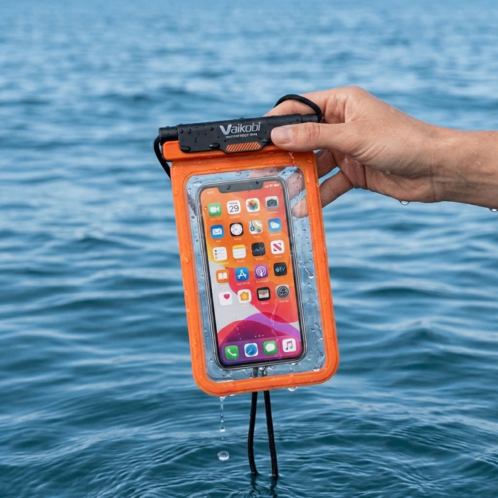 Waterproof Phone Case - Orange