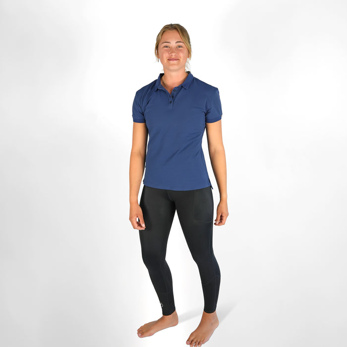Women's Antibes Short Sleeve Polo - Navy