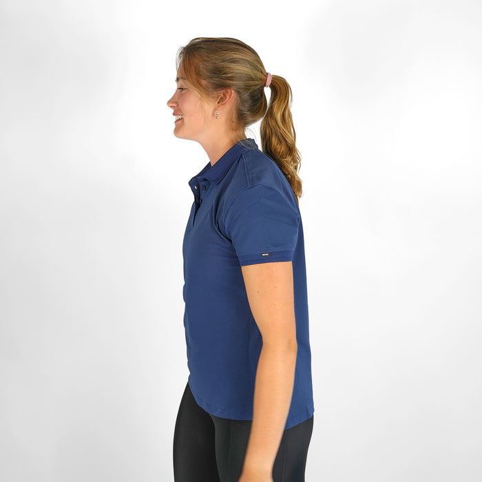 Women's Antibes Short Sleeve Polo - Navy