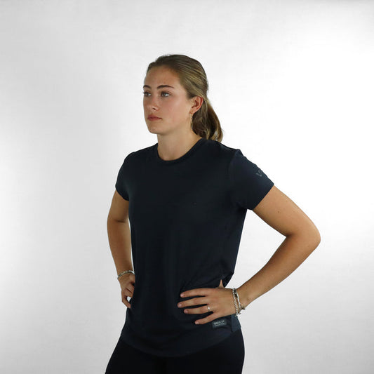 Women's UV Ocean Tech Short Sleeve Tee - Charcoal