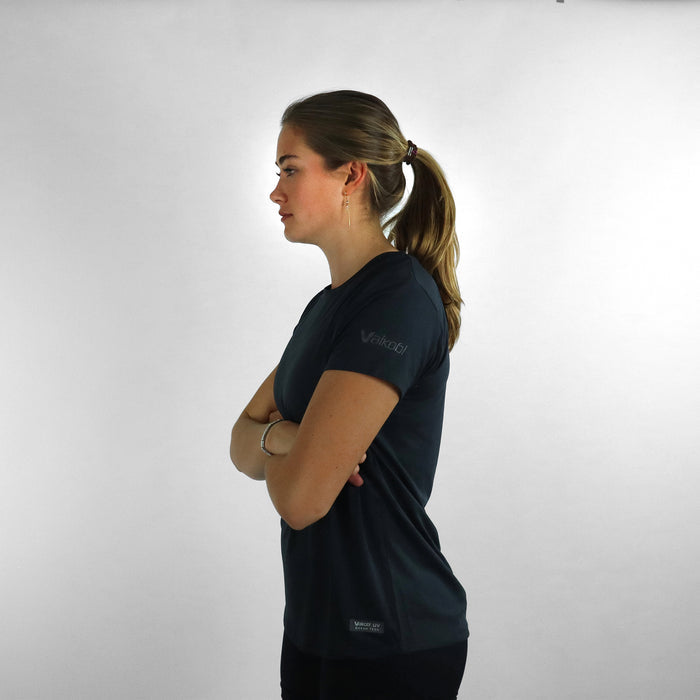 Women's UV Ocean Tech Short Sleeve Tee - Charcoal