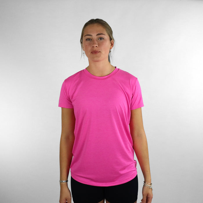 Women's UV Ocean Tech Short Sleeve Tee - Pink