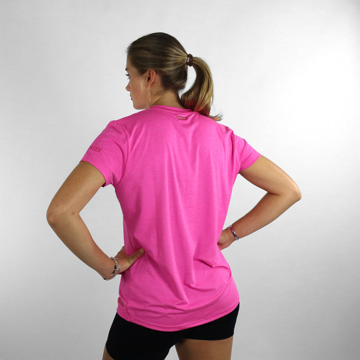 Women's UV Ocean Tech Short Sleeve Tee - Pink