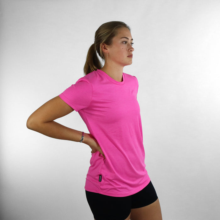 Women's UV Ocean Tech Short Sleeve Tee - Pink