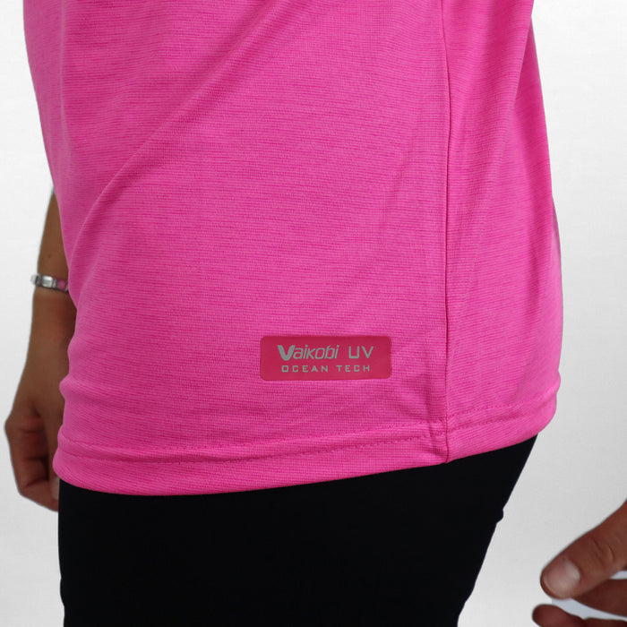 Women's UV Ocean Tech Short Sleeve Tee - Pink
